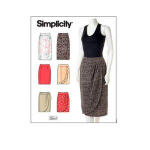 Simplicity‎ Sewing Pattern 2605 Skirt Sash Misses Size 8-16